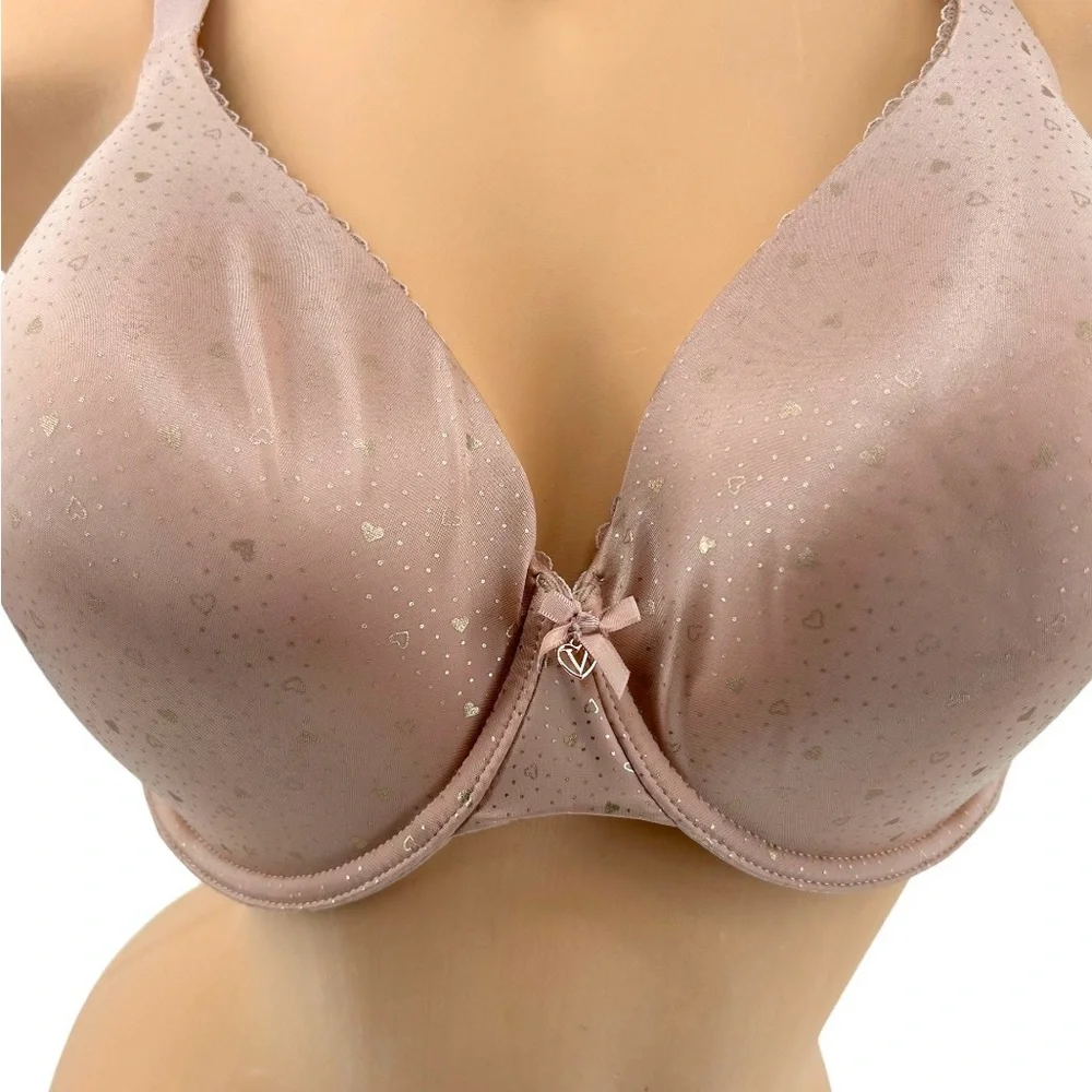NWT Victoria’s Secret Heart and Dot Print Body by Victoria Perfect Coverage Bra
